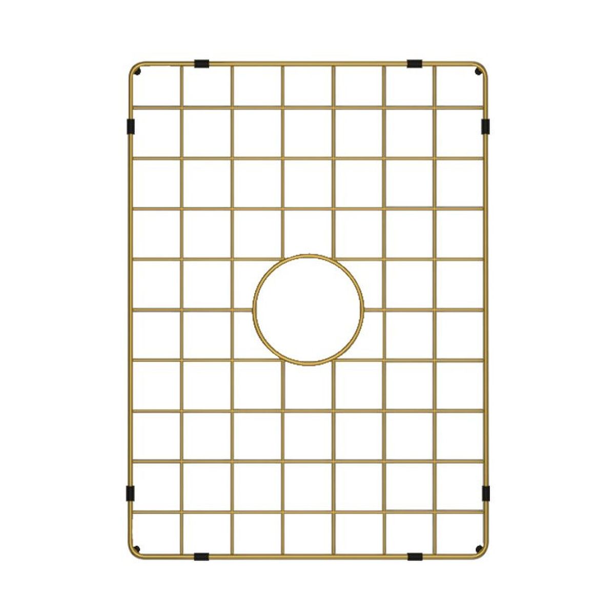 Novi 60X46 Stainless Steel Grid - Brushed Brass