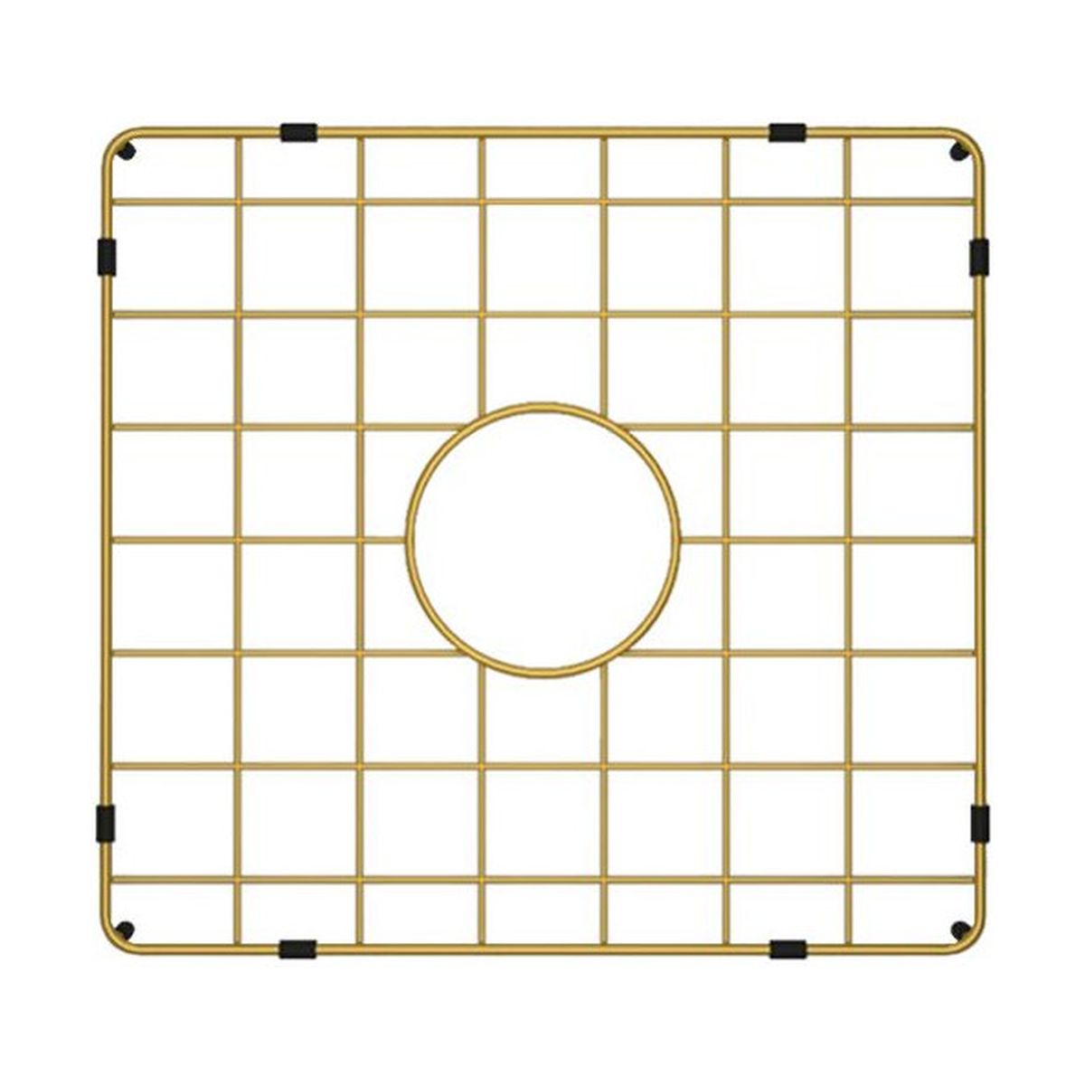 Novi 85X46 Stainless Steel Grid - Brushed Brass