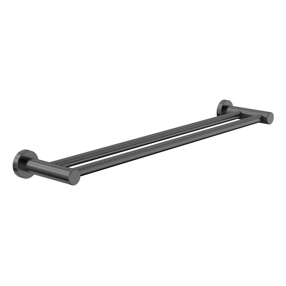 Nero Dolce II Double Towel Rail 600mm Gun Metal