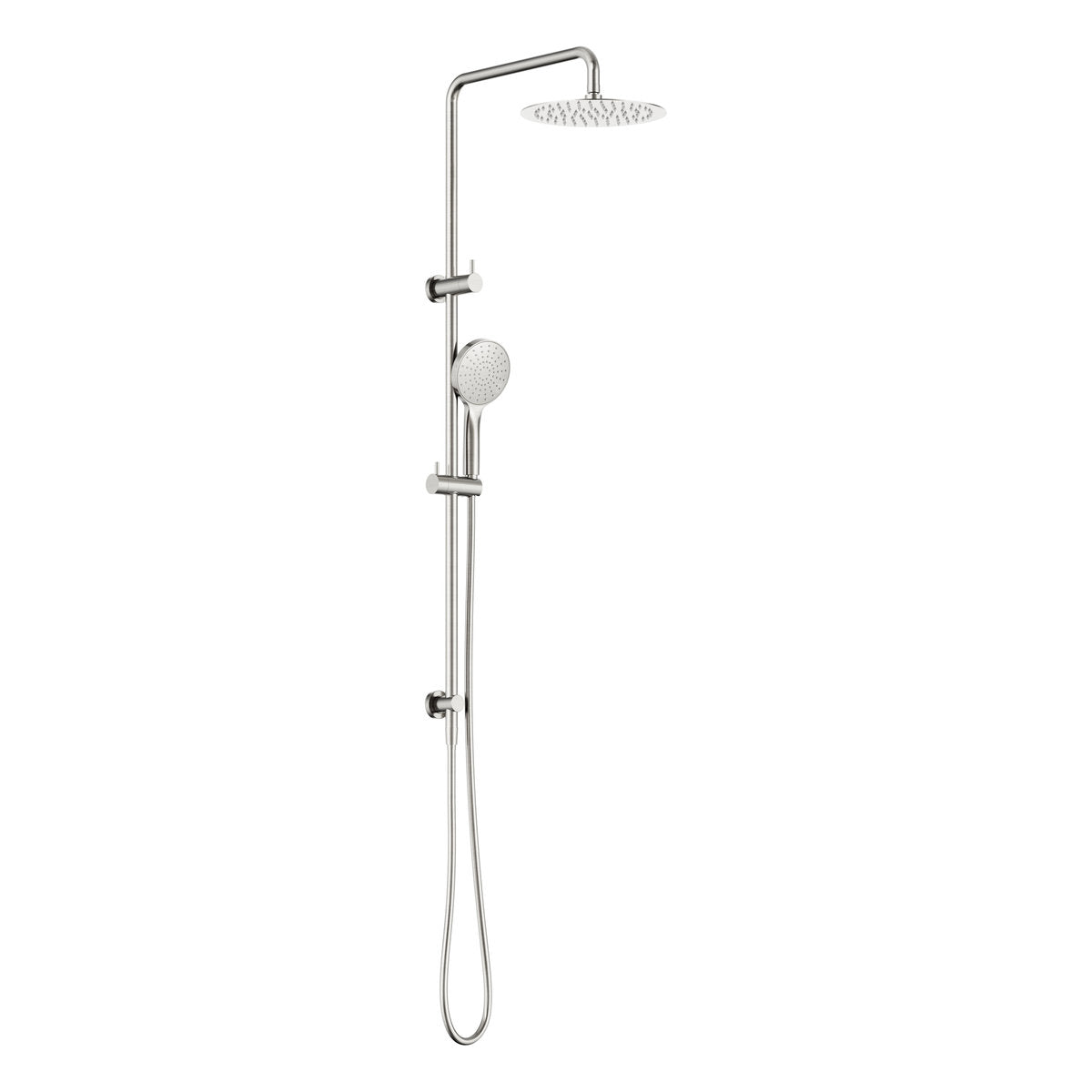 Nero Dolce II Twin Shower Brushed Nickel