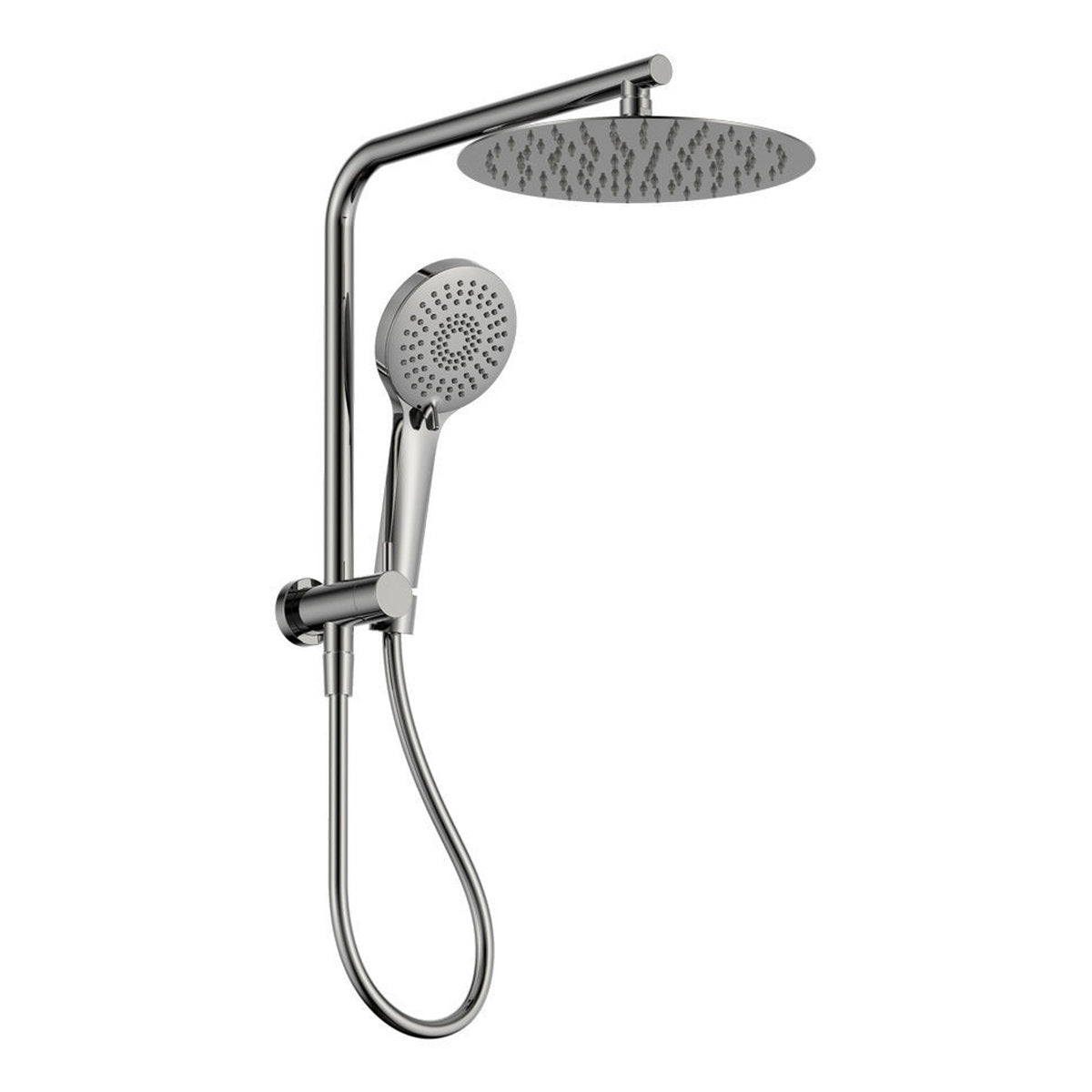 Nero Mecca 2 In 1 Twin Shower Chrome