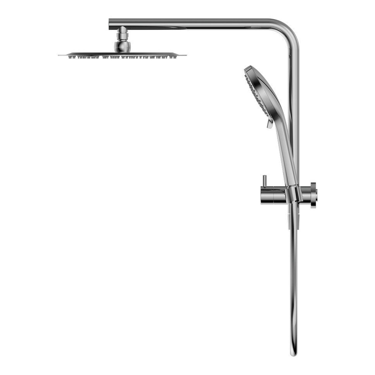 Nero Mecca 2 In 1 Twin Shower Chrome