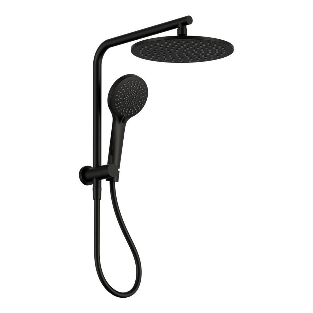 Nero Mecca 2 In 1 Twin Shower Matte Black