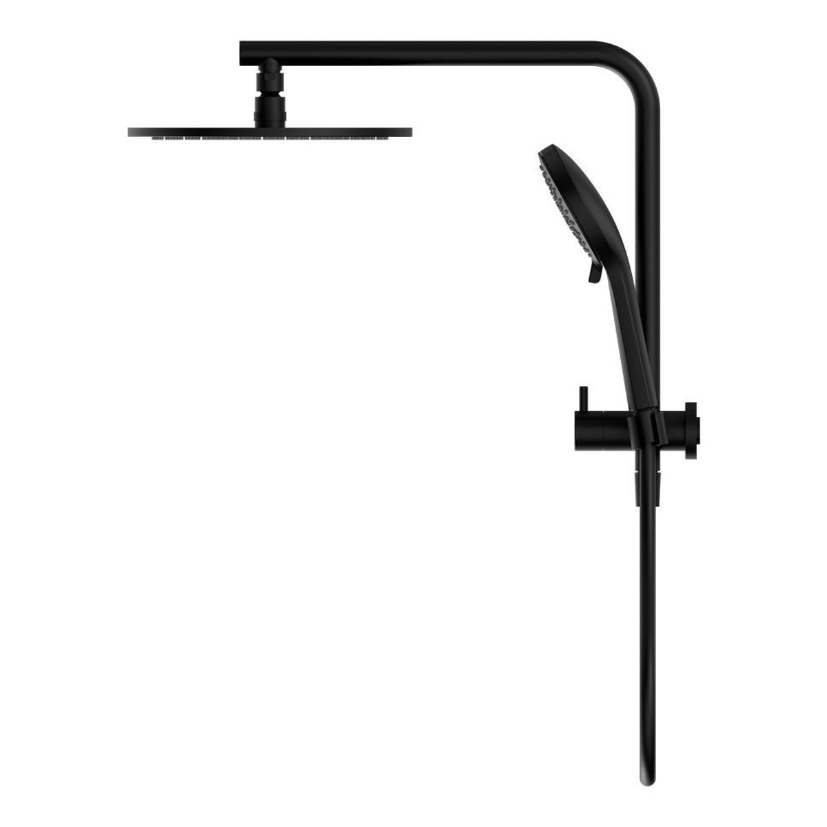Nero Mecca 2 In 1 Twin Shower Matte Black