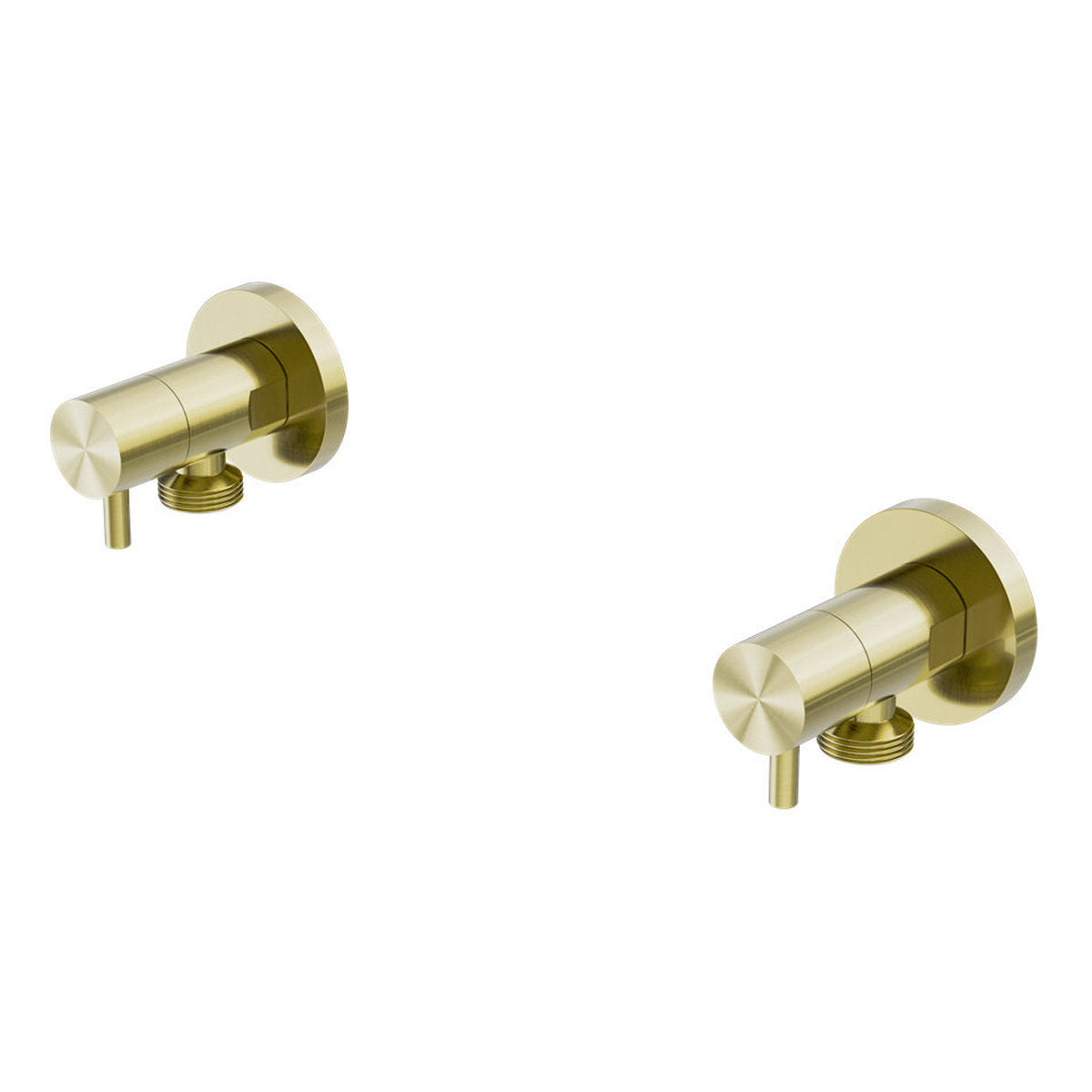 Nero Washing Machine Tap Set, Brushed Gold