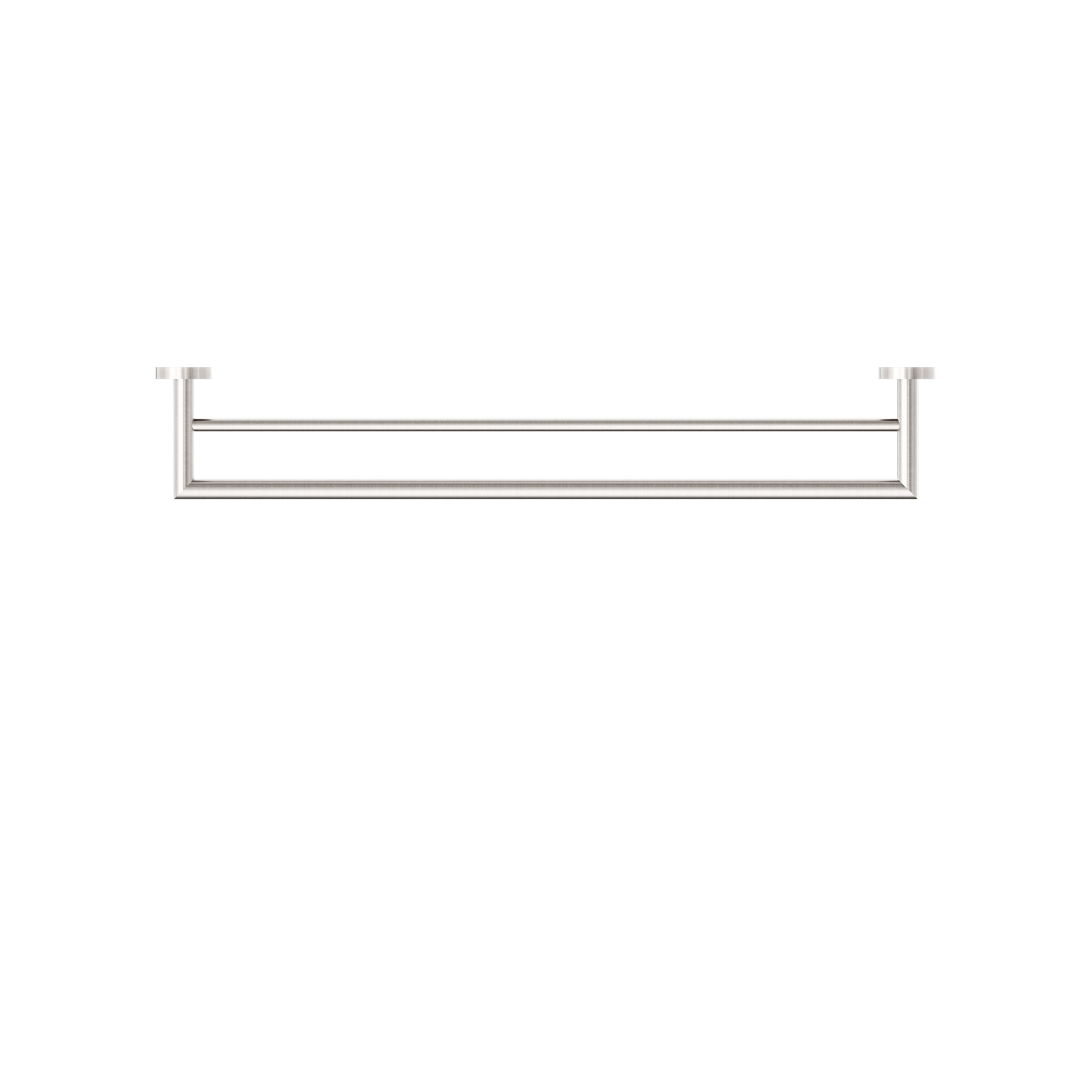 Dolce Double Towel Rail 700mm Brushed Nickel
