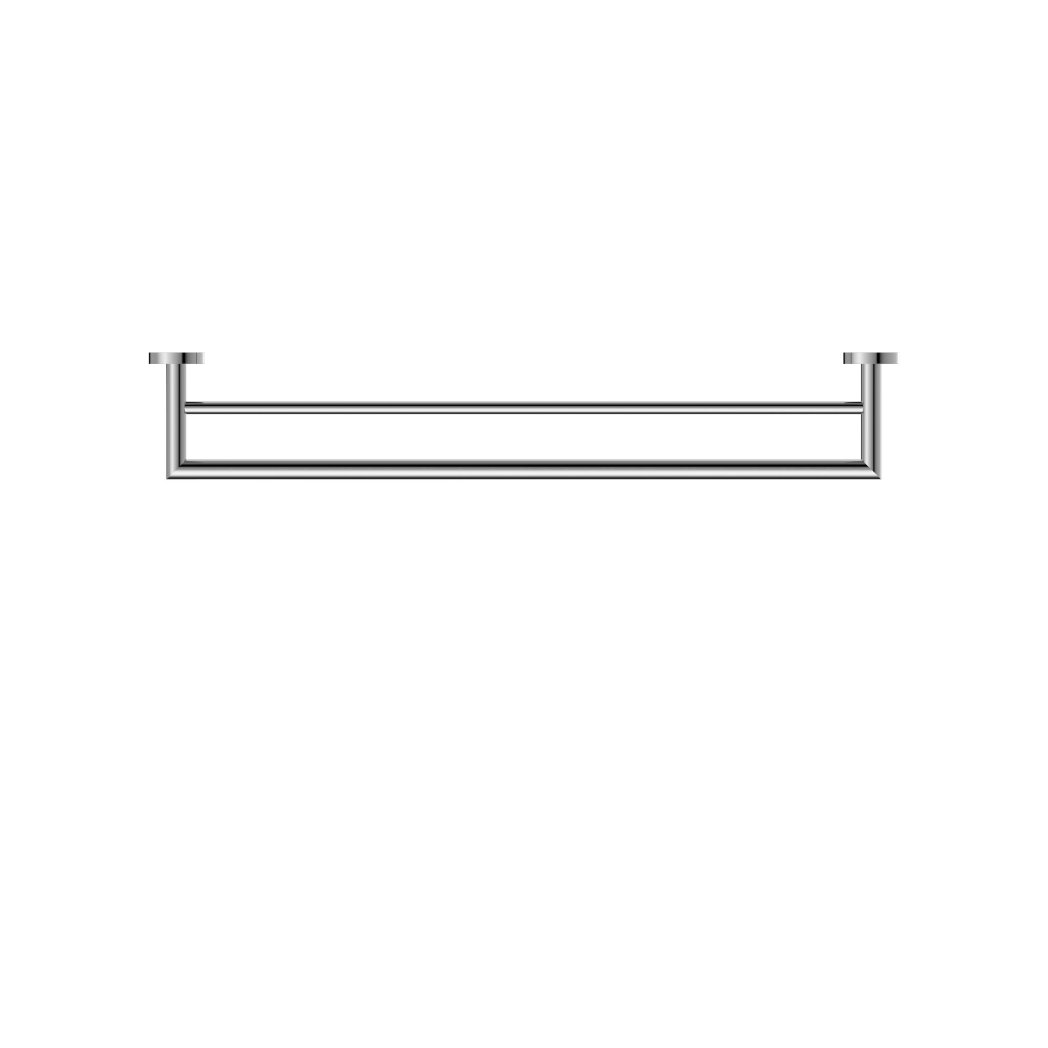 Dolce Double Towel Rail 700mm Chrome
