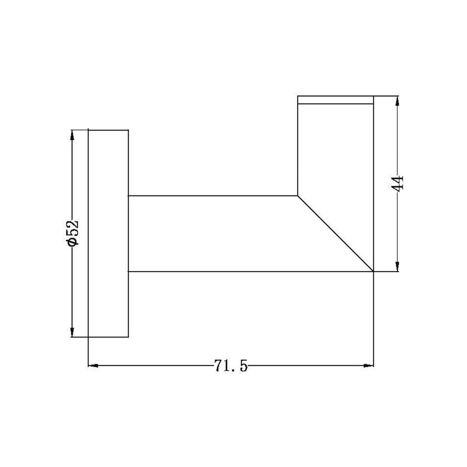 Dolce Robe Hook Brushed Nickel