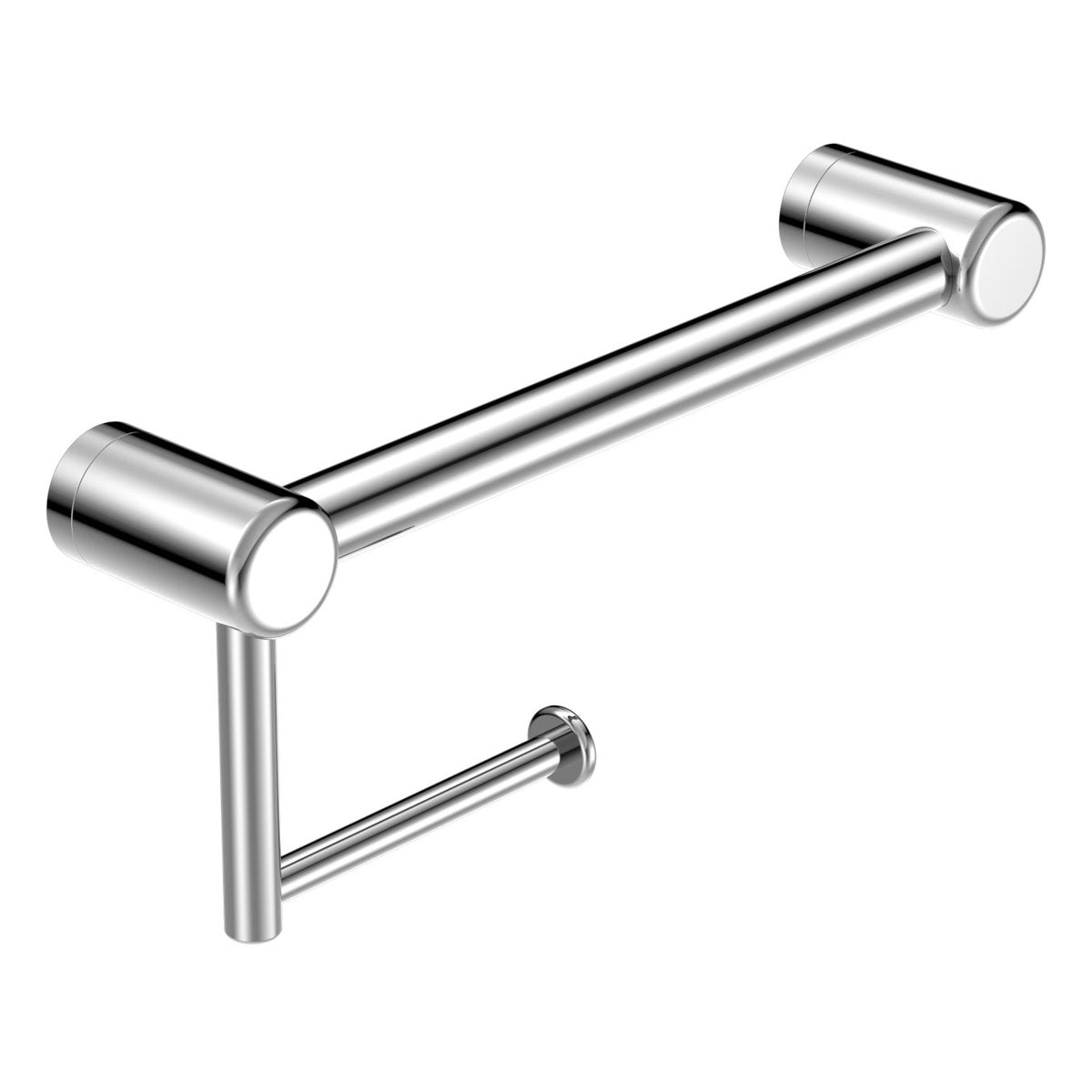 Nero Mecca Care 25mm Toilet Roll Rail 300mm Chrome