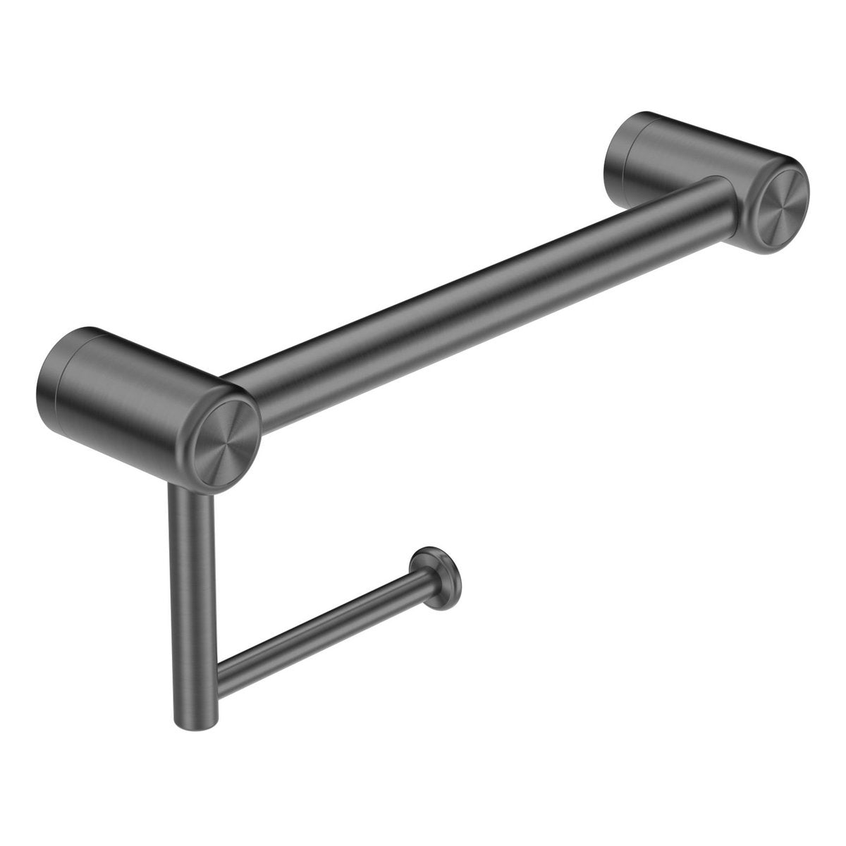 Nero Mecca Care 25mm Toilet Roll Rail 300mm Gun Metal