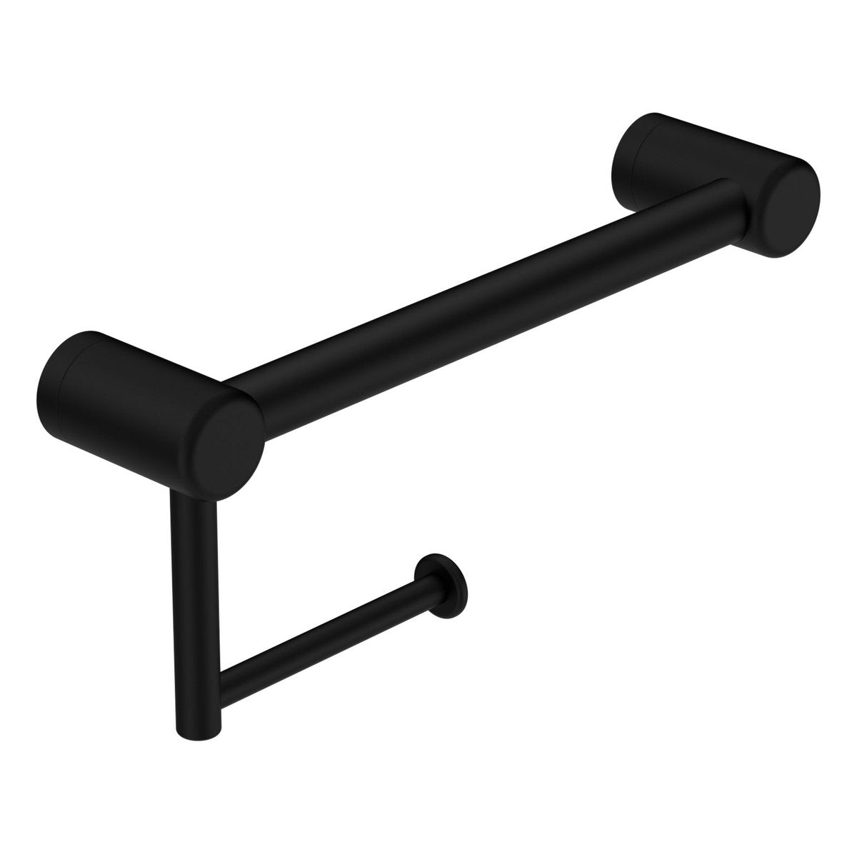 Nero Mecca Care 25mm Toilet Roll Rail 300mm Matte Black