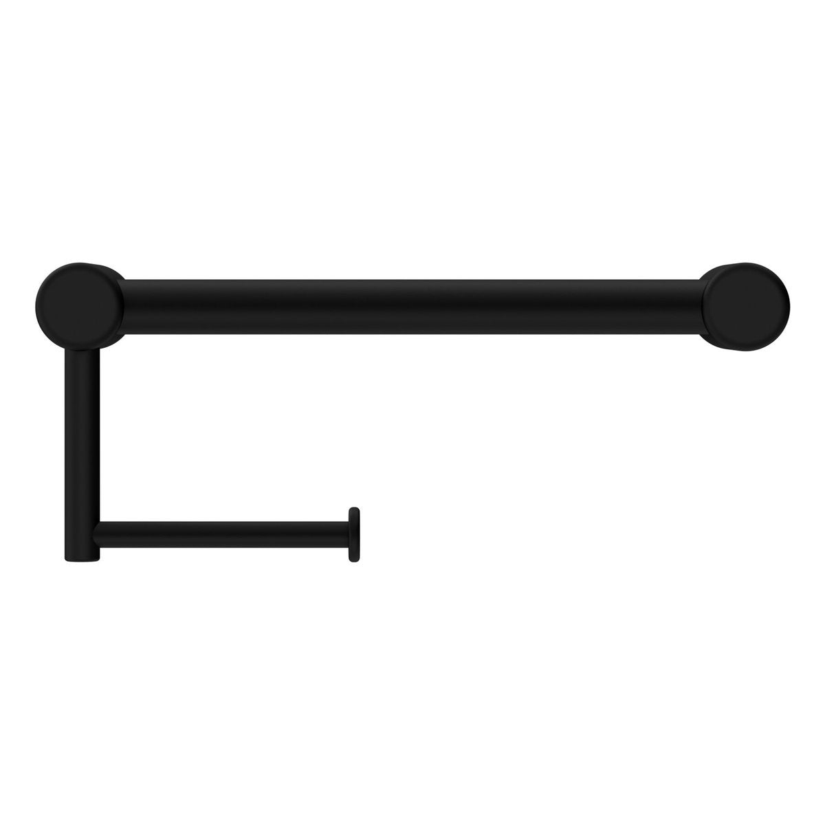 Nero Mecca Care 25mm Toilet Roll Rail 300mm Matte Black