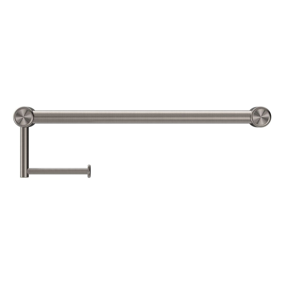Nero Mecca Care 25mm Toilet Roll Rail 450mm Brushed Nickel