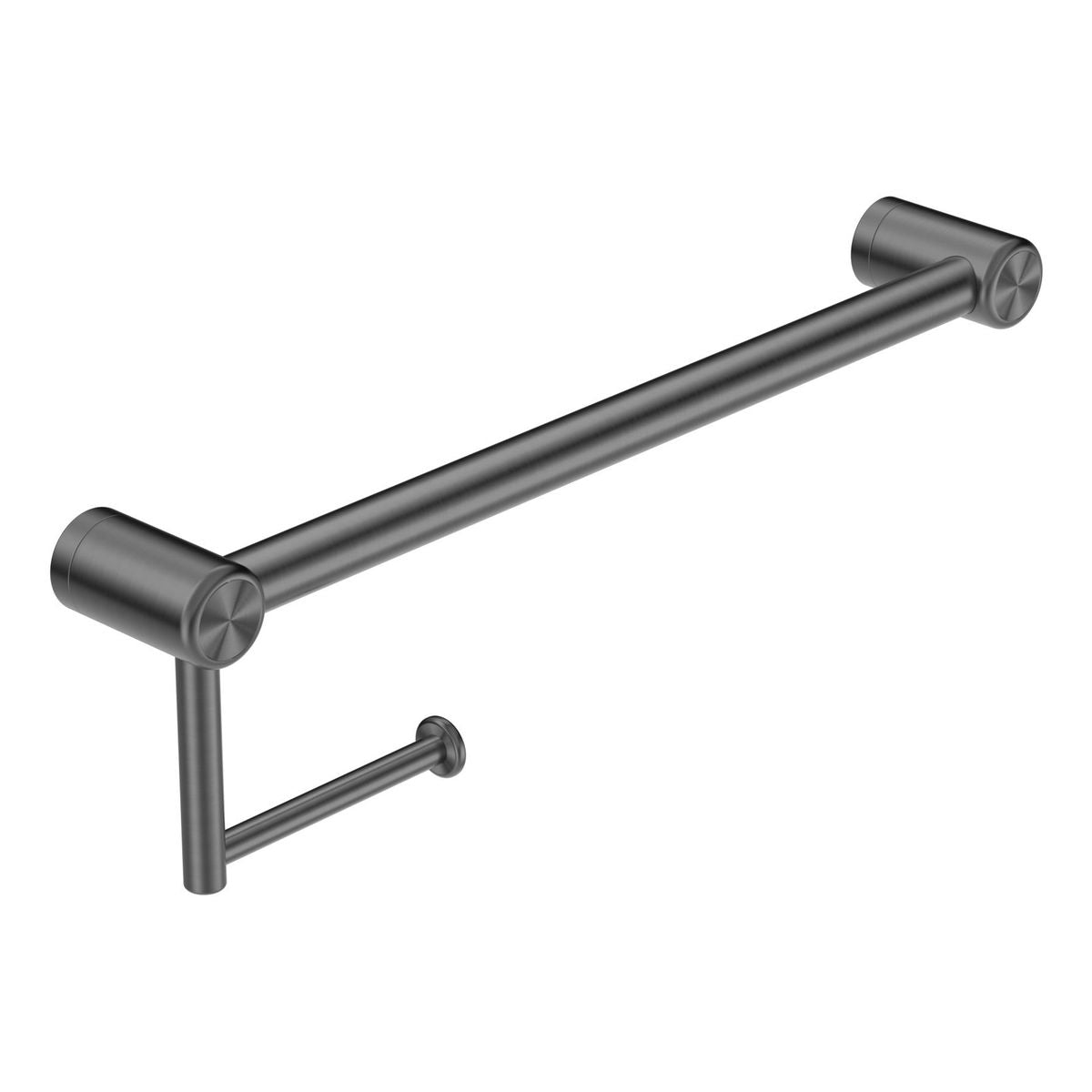 Nero Mecca Care 25mm Toilet Roll Rail 450mm Gun Metal
