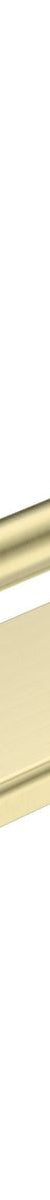 Nero Mecca Care 25mm Grab Rail With Shelf 450mm Brushed Gold
