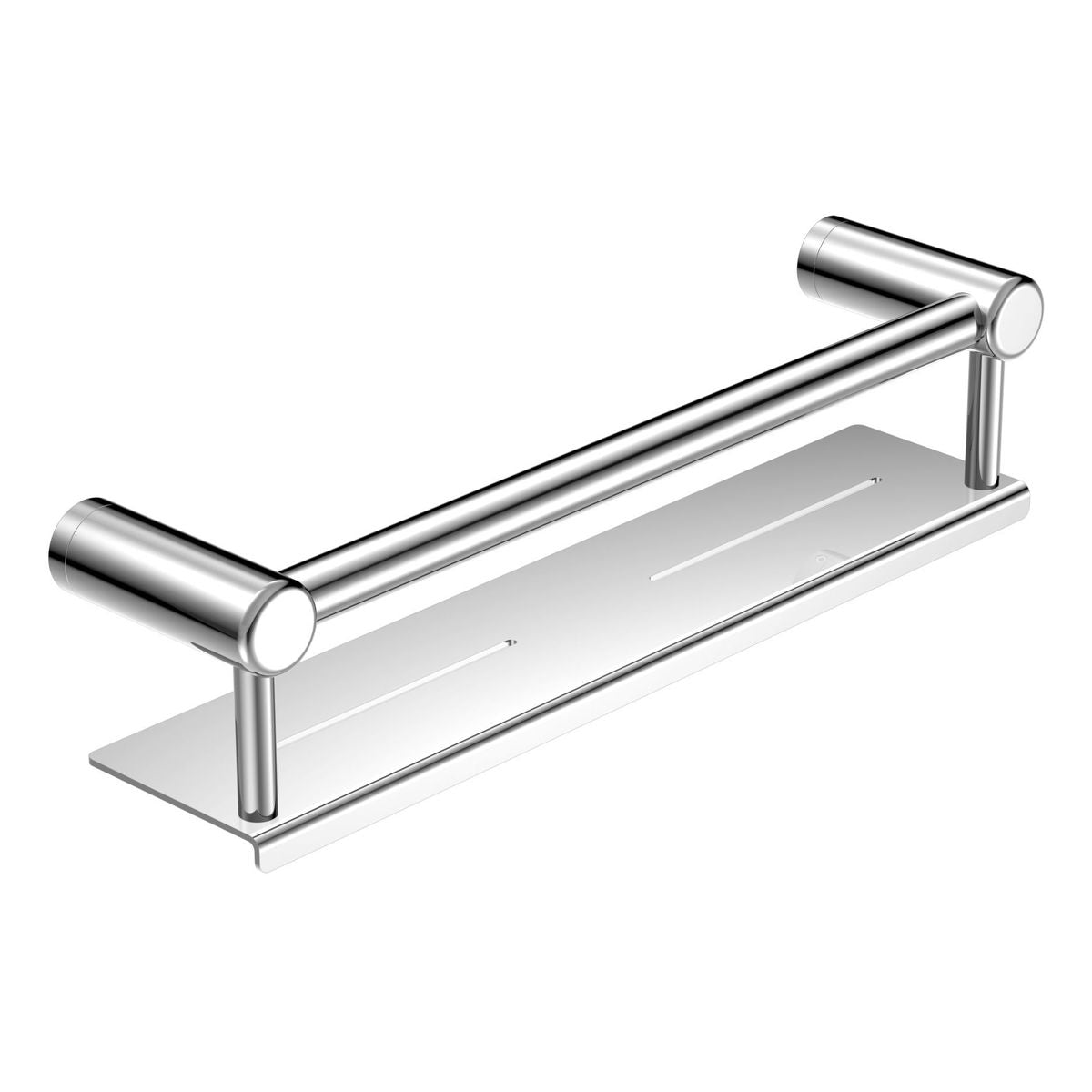 Nero Mecca Care 25mm Grab Rail With Shelf 300mm - Chrome