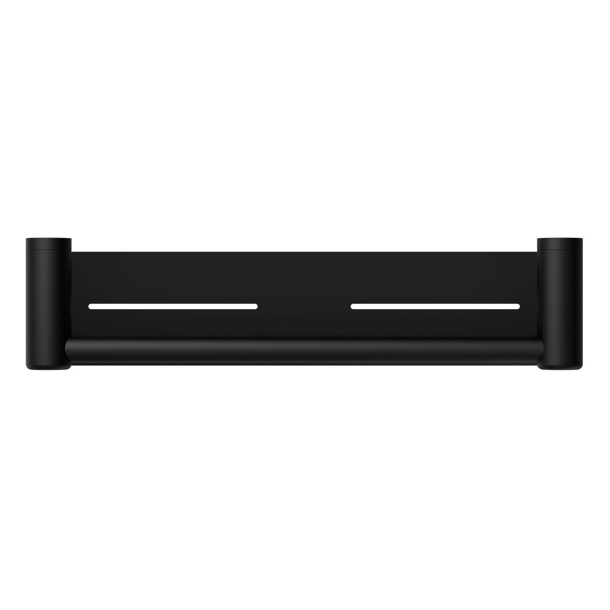Nero Mecca Care 25mm Grab Rail With Shelf 300mm - Matte Black