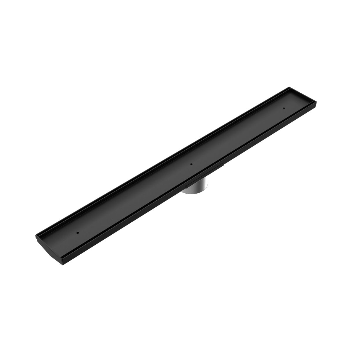 Tile Insert V Channel 900x106mm Floor Grate 90mm Outlet Matte Black