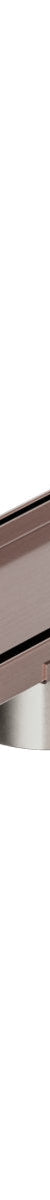 Tile Insert V Channel 600x106mm Floor Grate 90mm Outlet Brushed Bronze