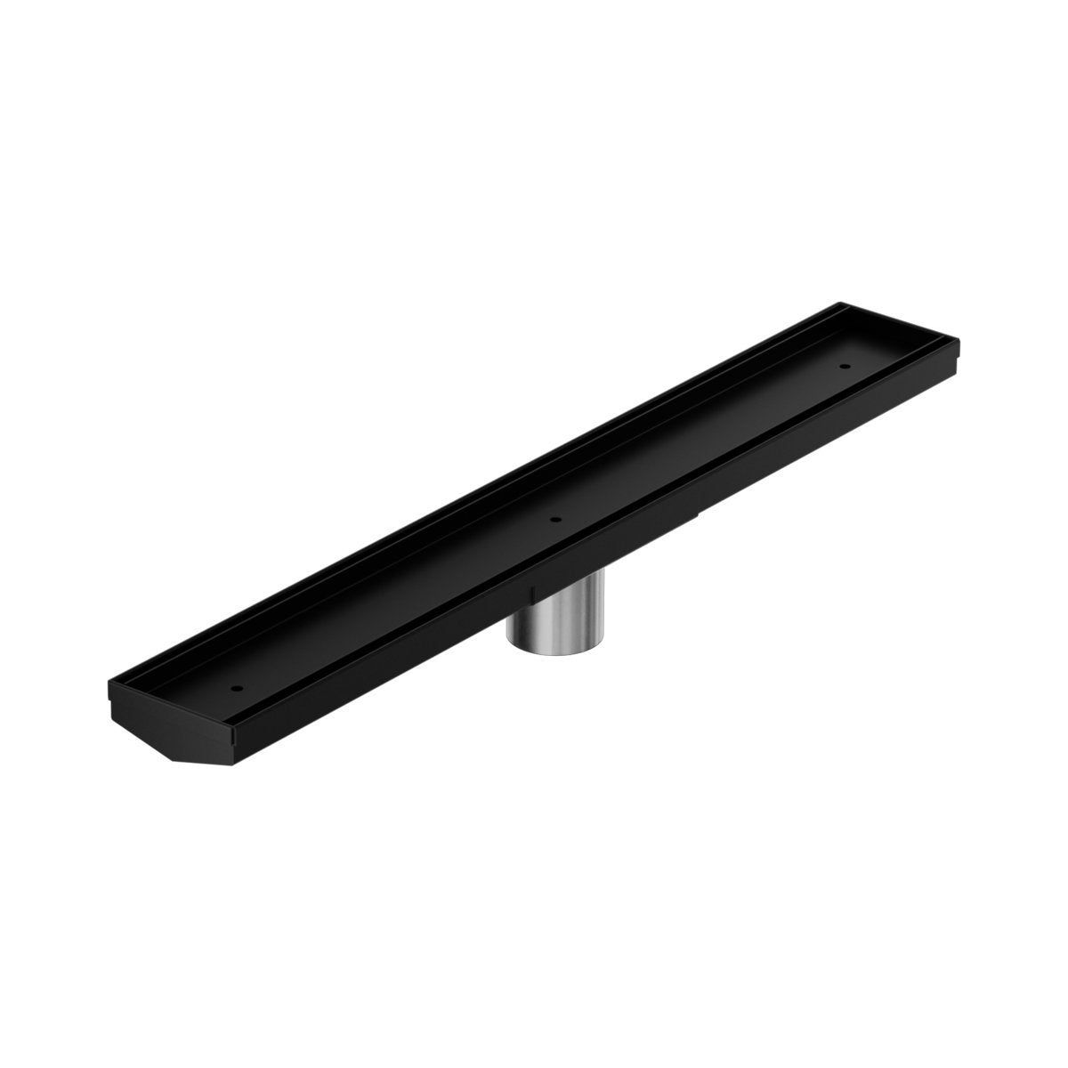 Tile Insert V Channel 600x82mm Floor Grate 50mm Outlet Matte Black