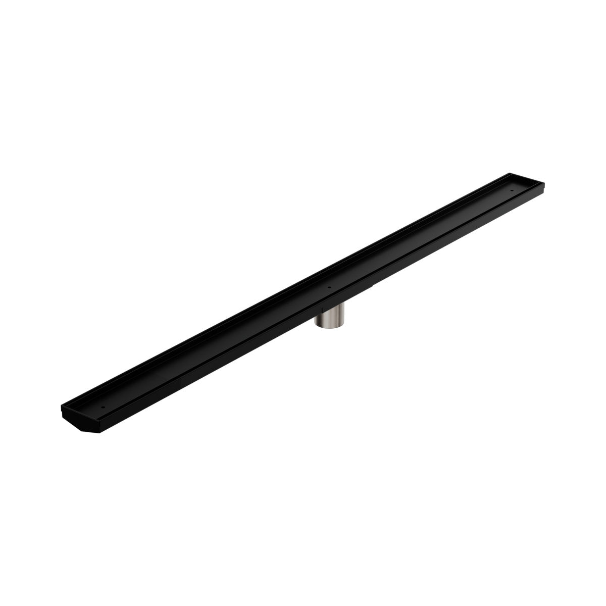 Tile Insert V Channel 1200x82mm Floor Grate 50mm Outlet Matte Black