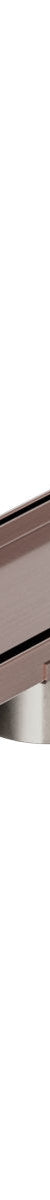 Tile Insert V Channel 600x106mm Floor Grate 80mm Outlet Brushed Bronze