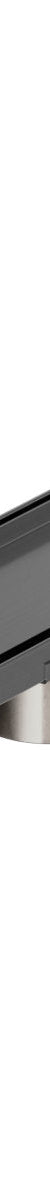 Tile Insert V Channel 600x106mm Floor Grate 80mm Outlet Gun Metal
