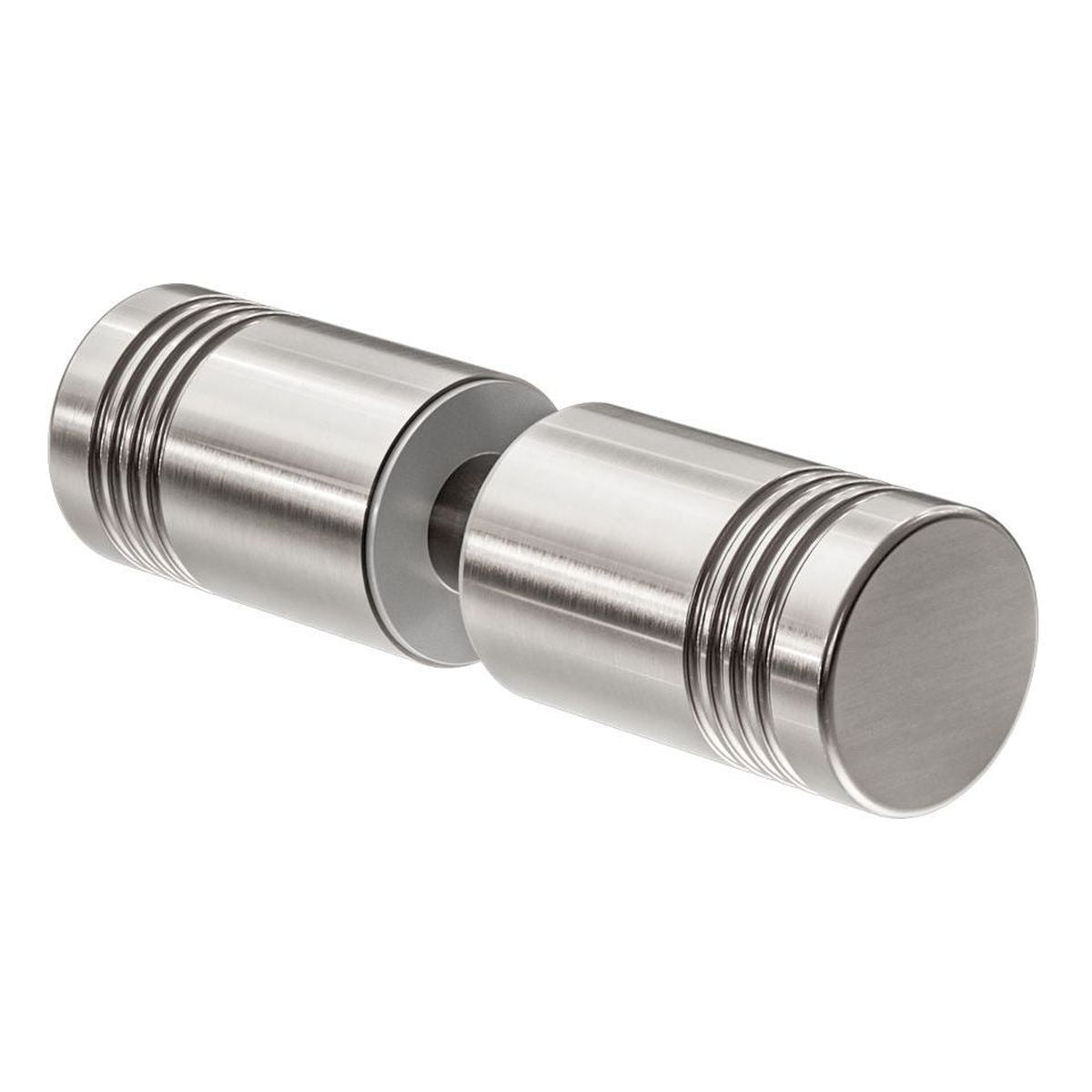 Round Shower Knob Brushed Nickel