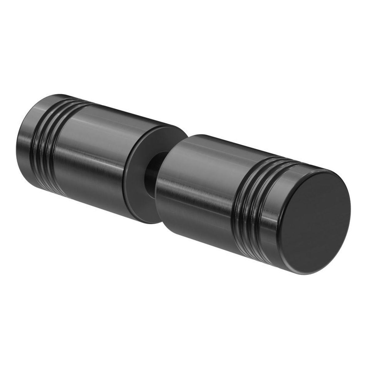 Round Shower Knob Gun Metal