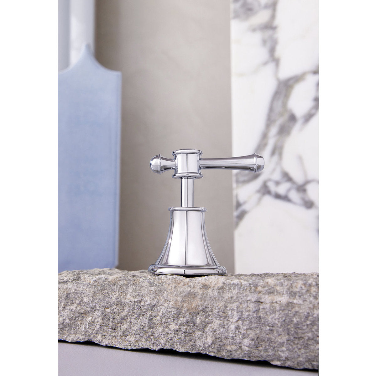 Phoenix Nostalgia Lever Wall Top Assemblies, Chrome, Lead Free