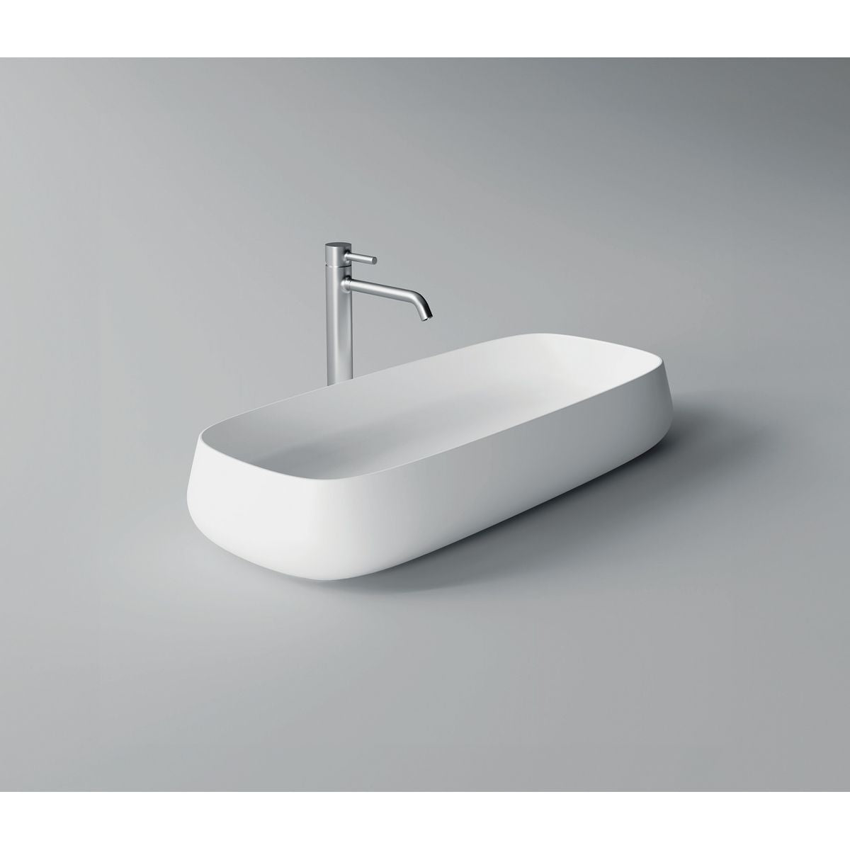 Studio Bagno Nur 80 Bench Basin - Gloss White