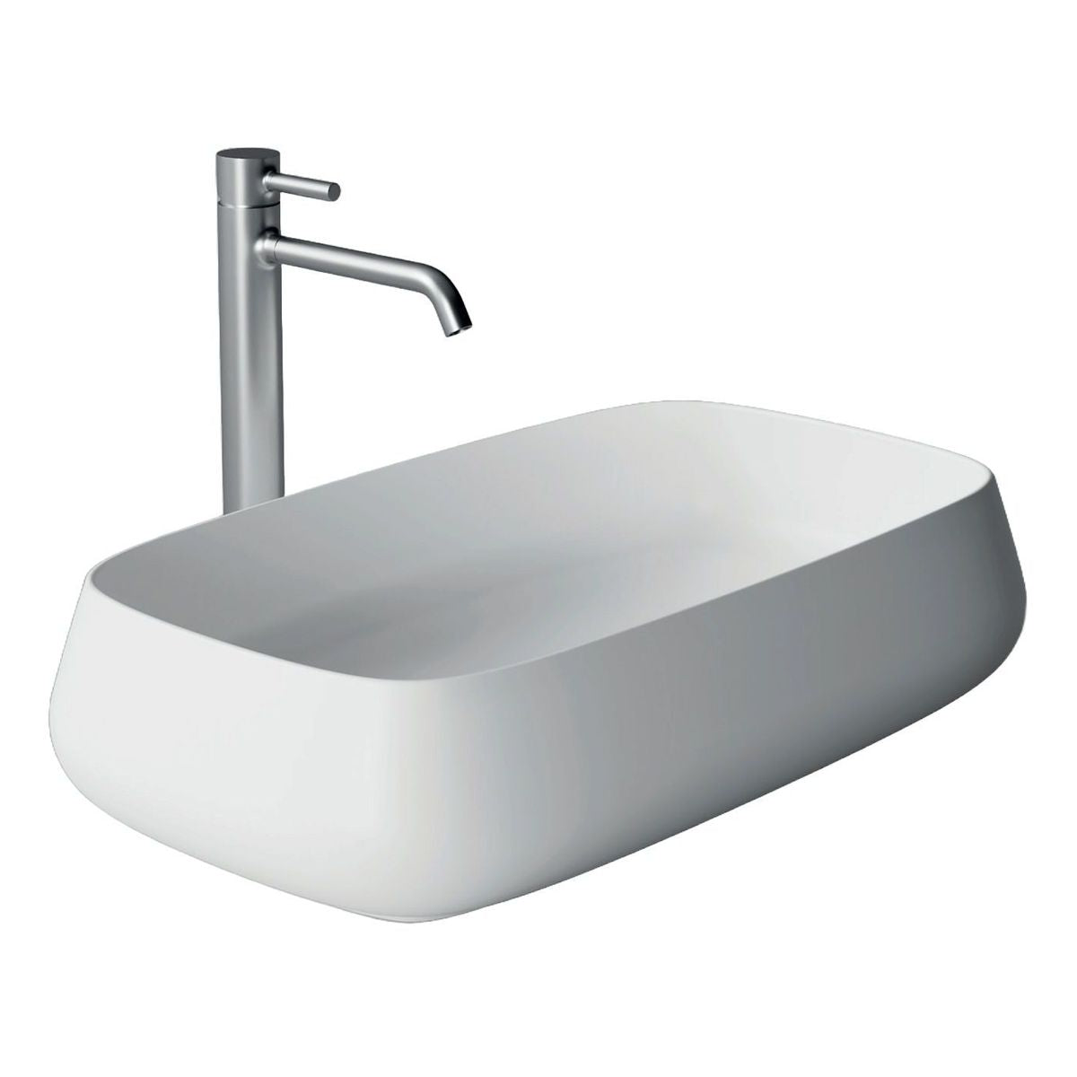 Studio Bagno Nur 60 Bench Basin - Gloss White