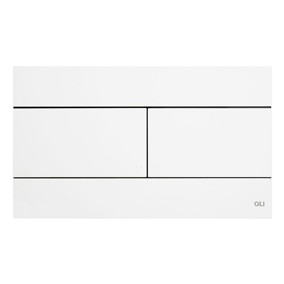 Studio Bagno Slim Flush Button, Matte White