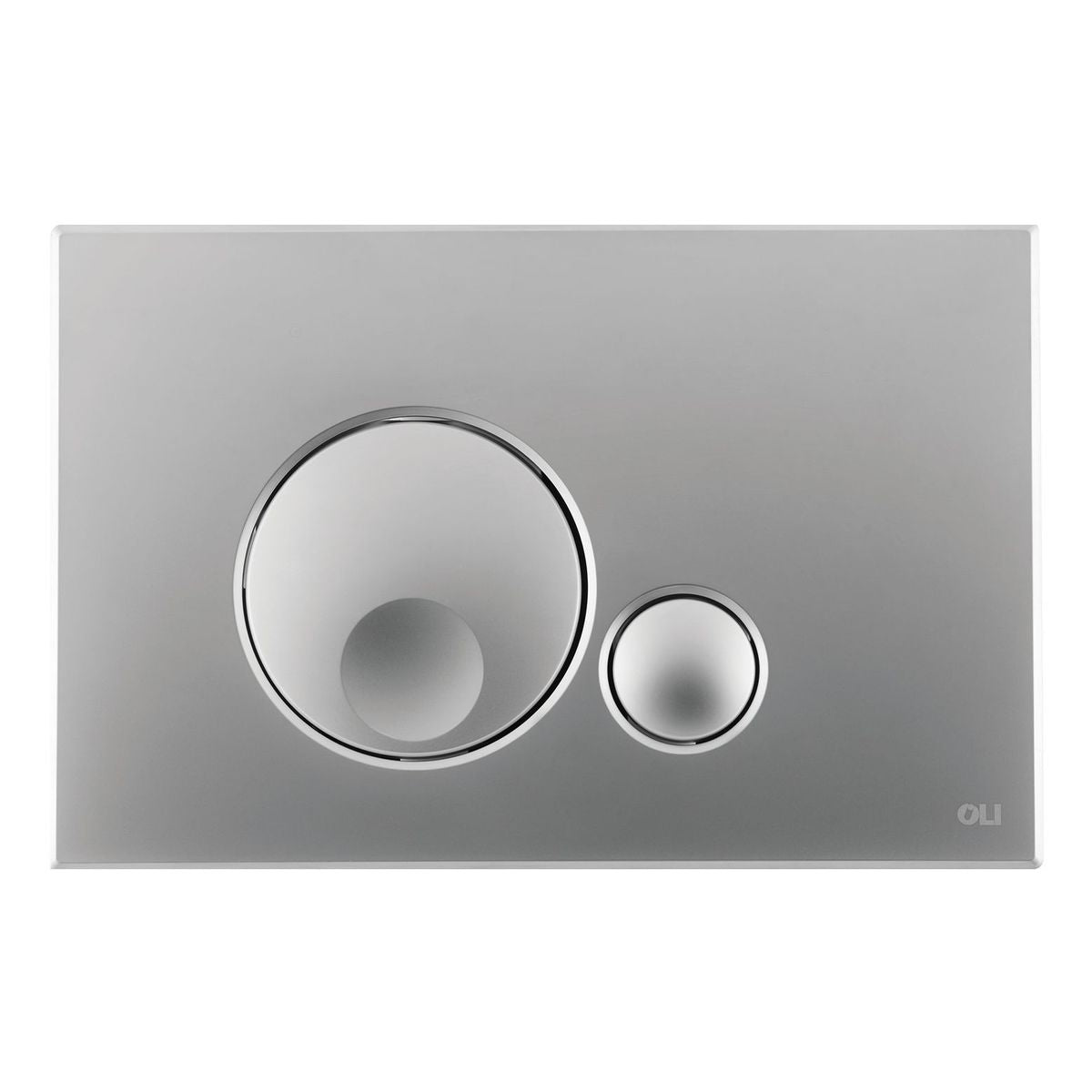 Studio Bagno Globe Flush Button, Satin Chrome
