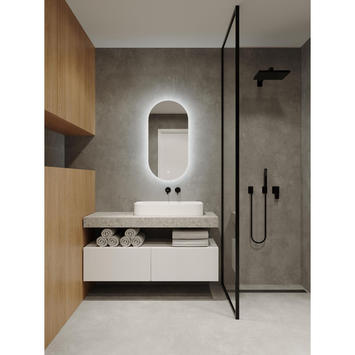 O-Series Bespoke LED Mirror - Frameless