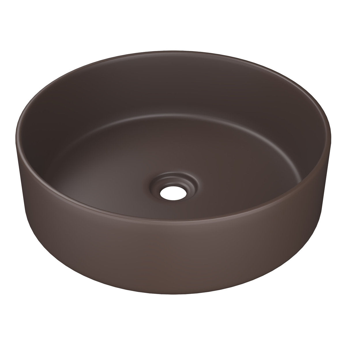 Otti Radius Round 360x360x115 Brown Basin
