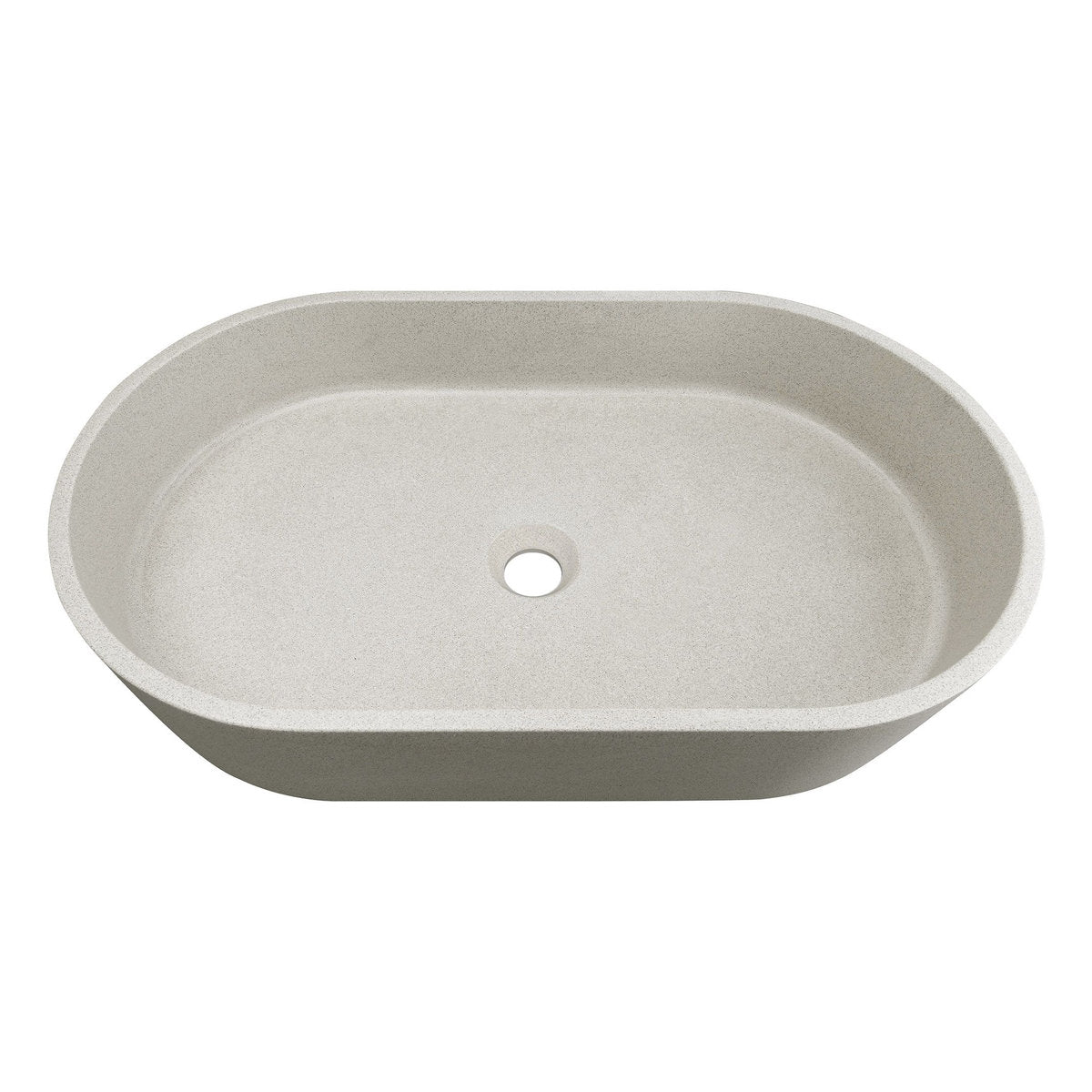 Otti Clayton Oval 600x350x120 Concrete Sand Basin
