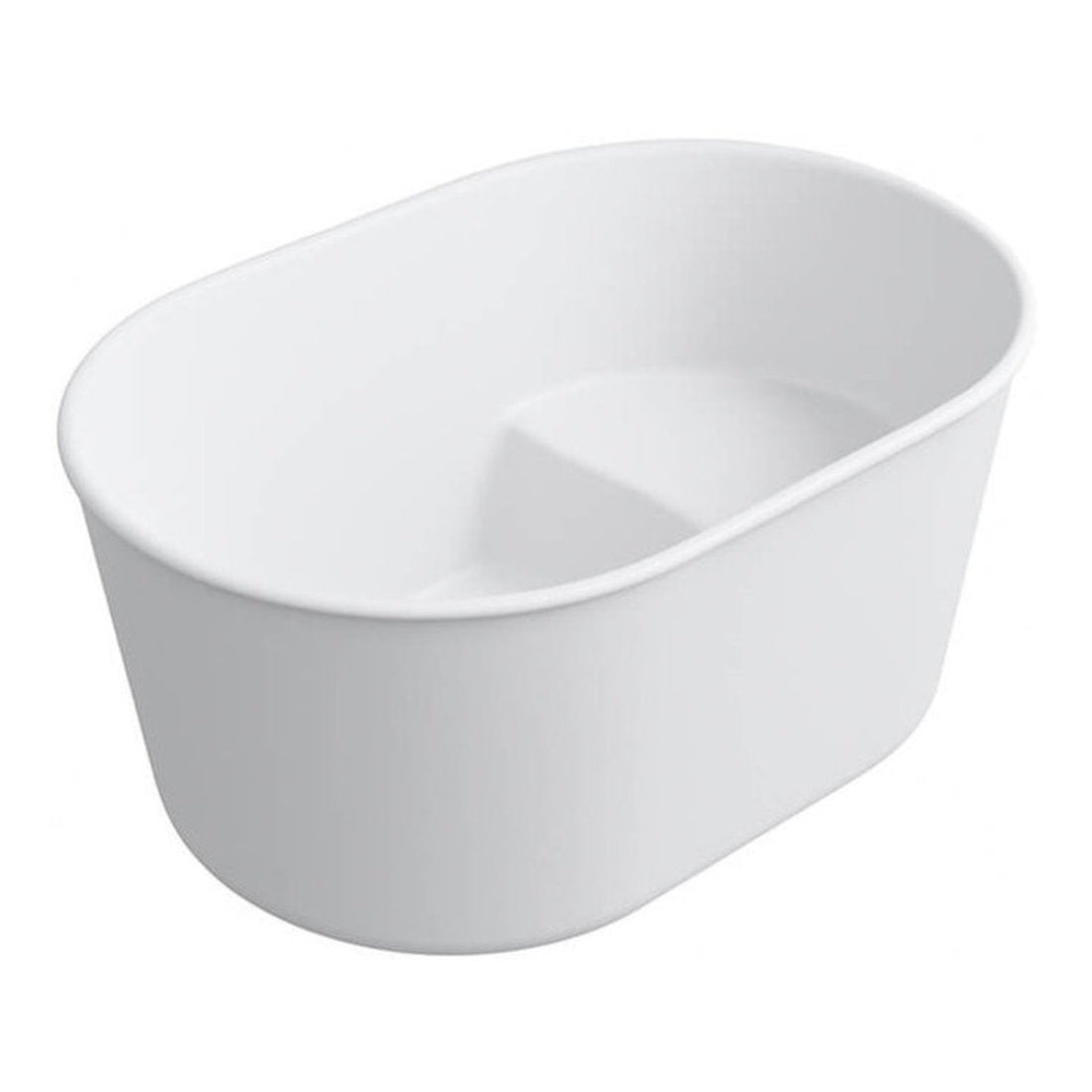 Turner Hastings Onwa 111 x 74 TitanCast Bath - Satin Silk White