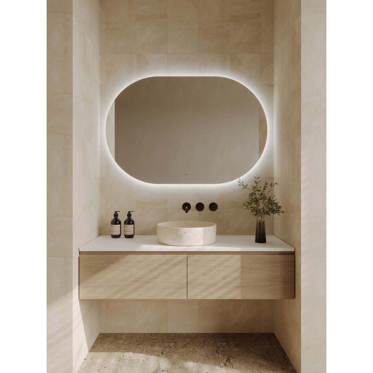 O-Series Bespoke LED Mirror - Frameless