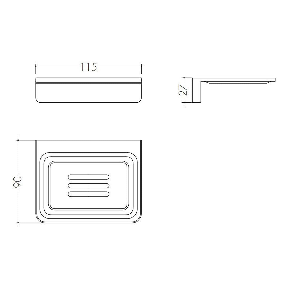 Studio Bagno Pop Soap Dish - Chrome