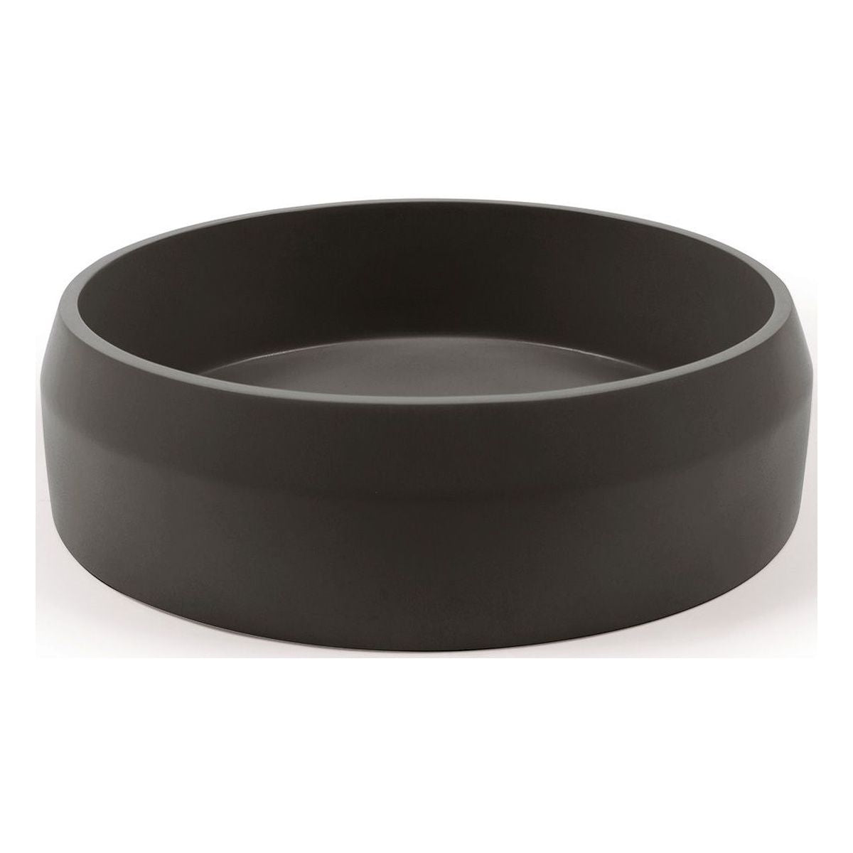 Nood Surface Mount Prism Circle Basin in Charcoal