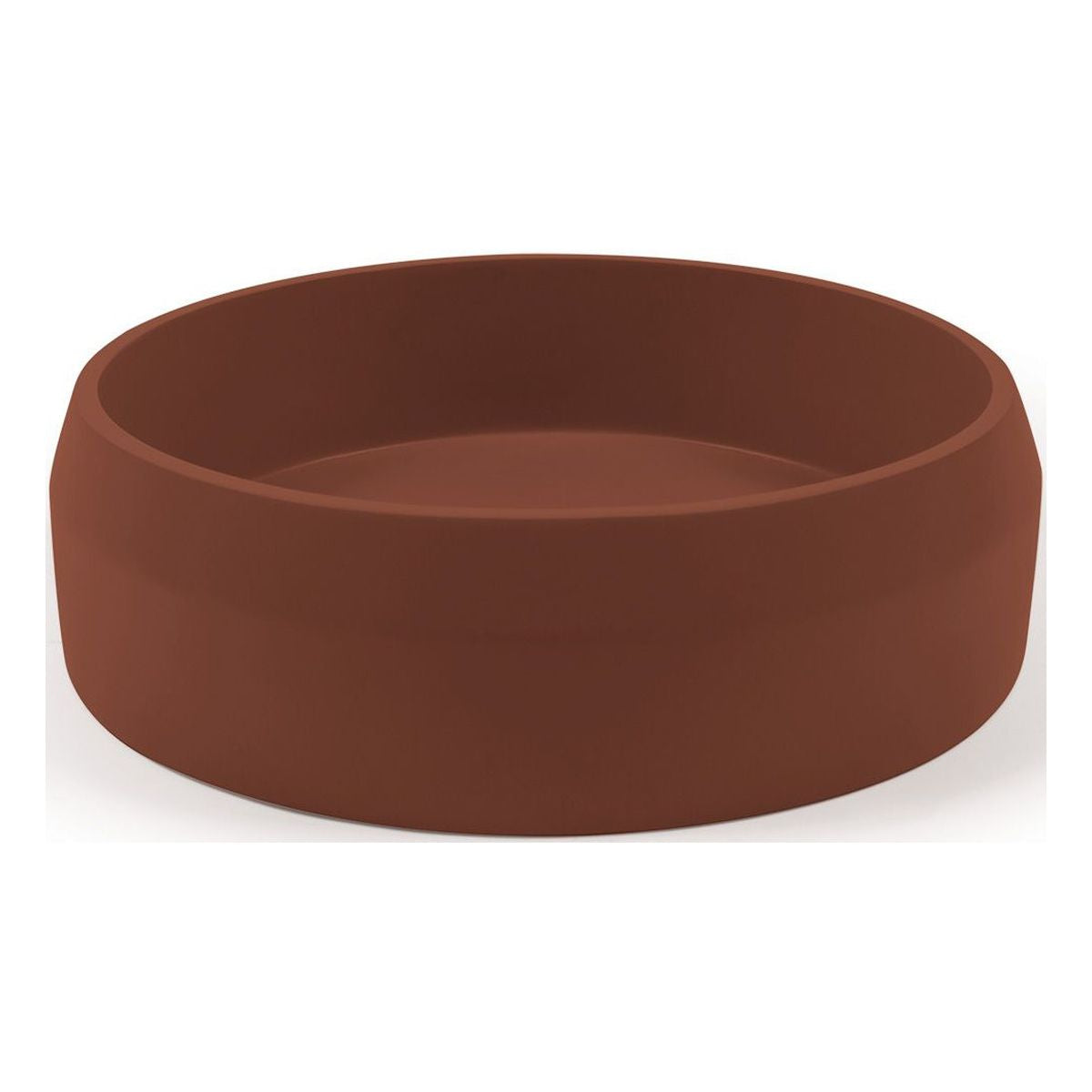 Nood Surface Mount Prism Circle Basin in Clay