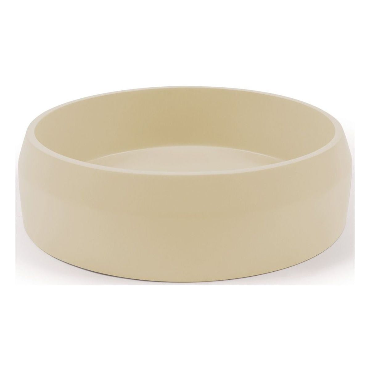 Nood Surface Mount Prism Circle Basin in Custard