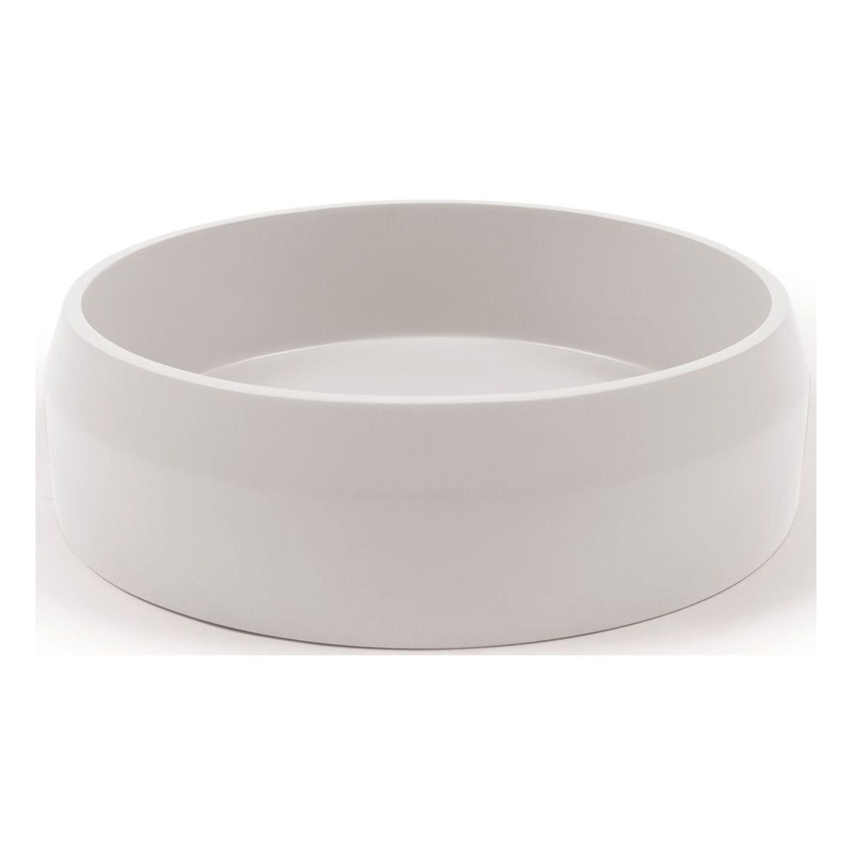 Nood Surface Mount Prism Circle Basin in Ivory
