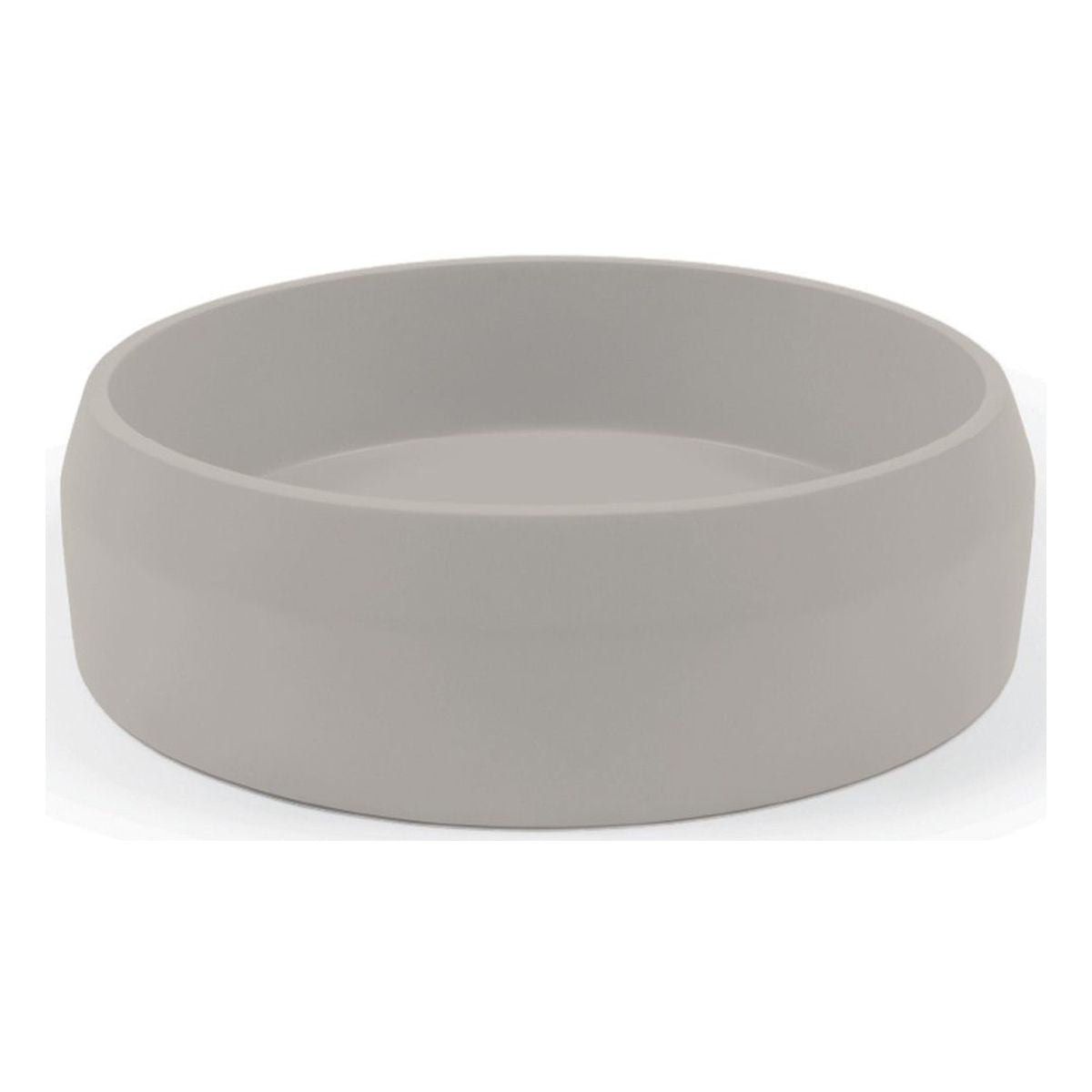 Nood Surface Mount Prism Circle Basin in Mushroom