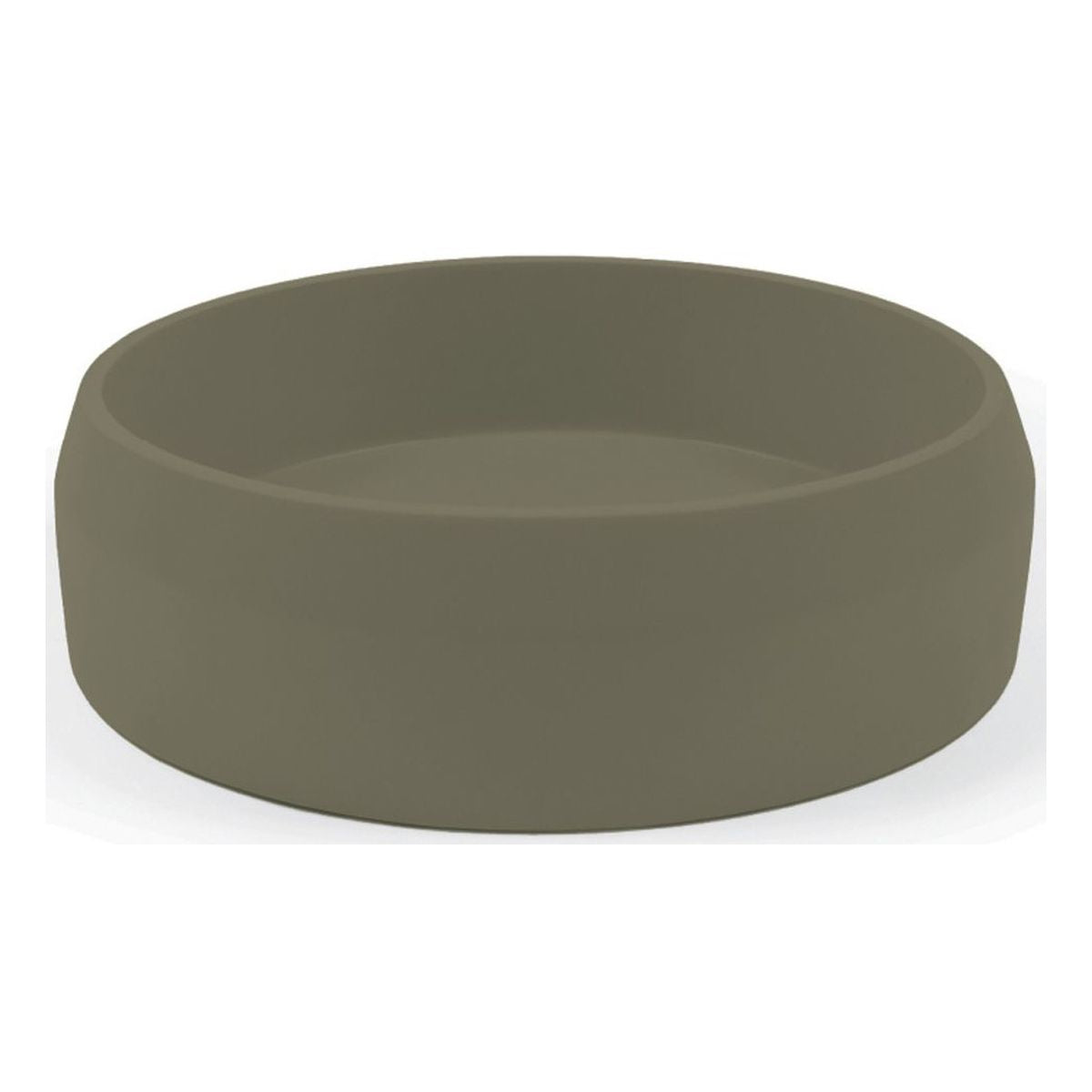 Nood Surface Mount Prism Circle Basin in Olive