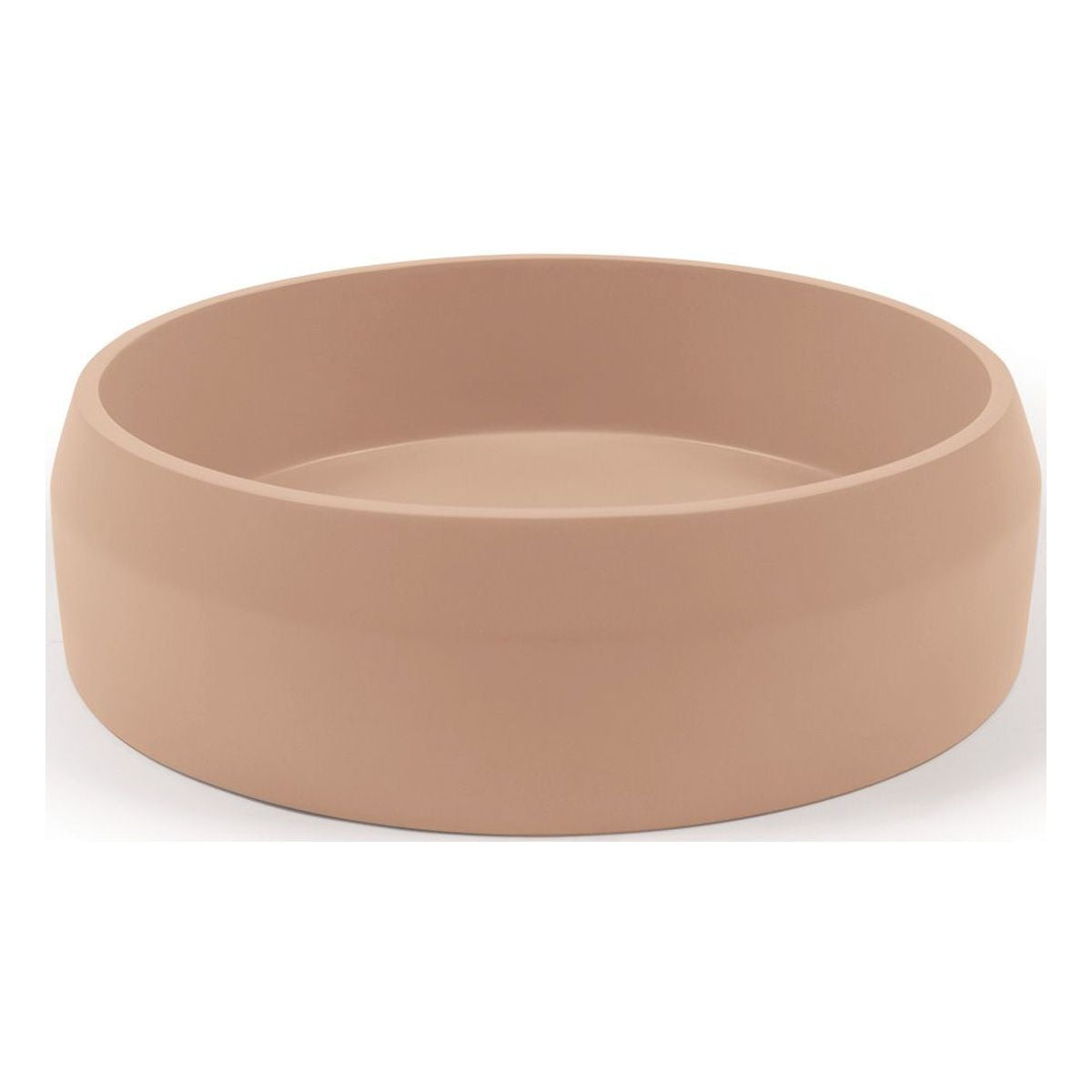 Nood Surface Mount Prism Circle Basin in Pastel Peach