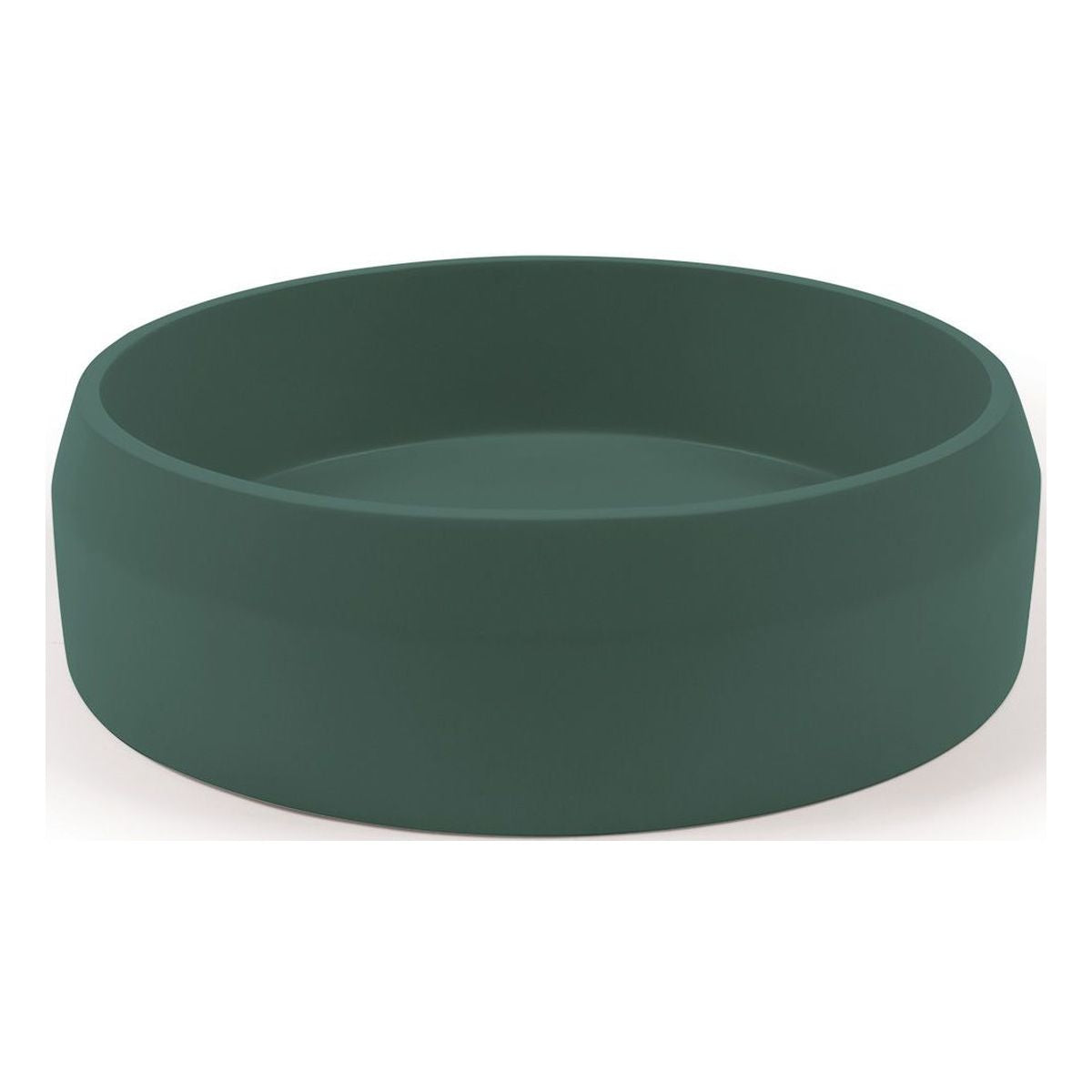 Nood Surface Mount Prism Circle Basin in Teal