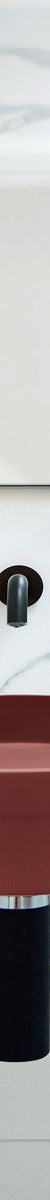 Nood Wall Mount Prism Circle Basin in Clay