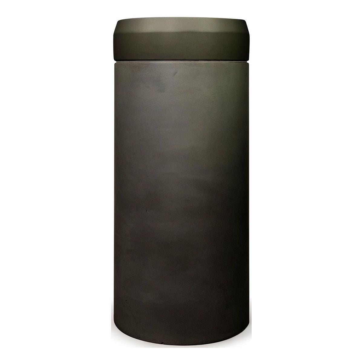Nood Cylinder Prism Circle Basin in Charcoal